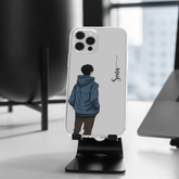 Aesthetic Boys Name Signature  Transparent Case 9
